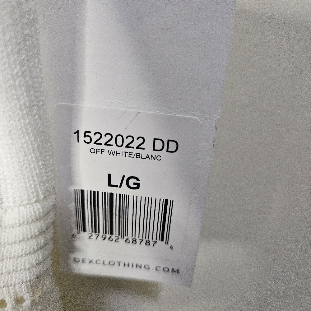 Dex Size Large White Summer Dress New with Label Ready to wear - Picture 5 of 9
